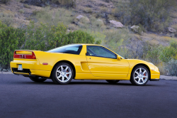 2002 Acura NSX in Spa Yellow over Black