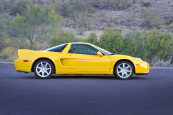 2002 Acura NSX in Spa Yellow over Black