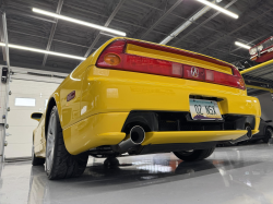 2002 Acura NSX in Spa Yellow over Black