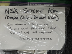 2002 Acura NSX in Spa Yellow over Black