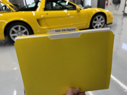 2002 Acura NSX in Spa Yellow over Black