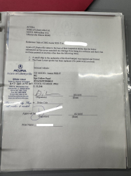 2002 Acura NSX in Spa Yellow over Black