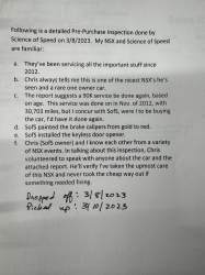 2002 Acura NSX in Spa Yellow over Black