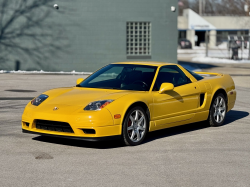 2002 Acura NSX in Spa Yellow over Black