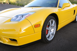 2002 Acura NSX in Spa Yellow over Black