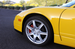 2002 Acura NSX in Spa Yellow over Black