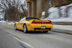 2002 Acura NSX in Spa Yellow over Black