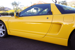 2002 Acura NSX in Spa Yellow over Black