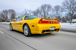 2002 Acura NSX in Spa Yellow over Black