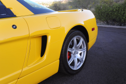 2002 Acura NSX in Spa Yellow over Black