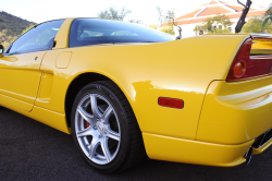 2002 Acura NSX in Spa Yellow over Black