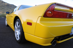 2002 Acura NSX in Spa Yellow over Black