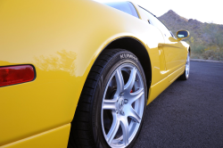 2002 Acura NSX in Spa Yellow over Black