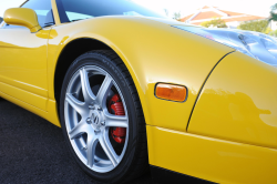 2002 Acura NSX in Spa Yellow over Black