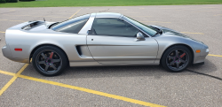 2001 Acura NSX in Sebring Silver over Black
