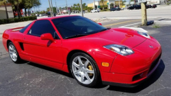 2003 Acura NSX in New Formula Red over Black