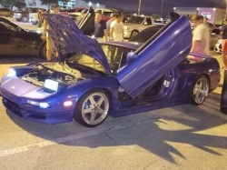 2000 Acura NSX in Monaco Blue over Black