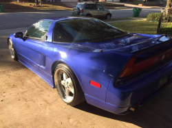 2000 Acura NSX in Monaco Blue over Black