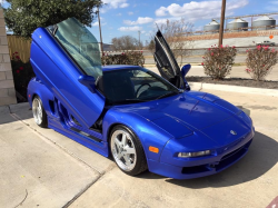2000 Acura NSX in Monaco Blue over Black