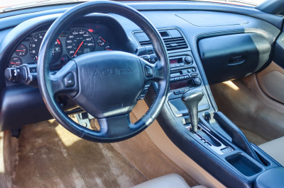 1997 Acura NSX in Formula Red over Tan