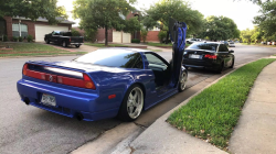 2000 Acura NSX in Monaco Blue over Black