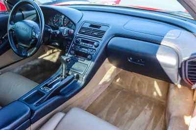 1997 Acura NSX in Formula Red over Tan