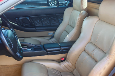 1997 Acura NSX in Formula Red over Tan