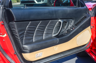 1997 Acura NSX in Formula Red over Tan