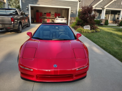 1997 Acura NSX in Formula Red over Black