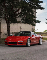 1994 Acura NSX in Formula Red over Tan