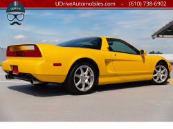 1999 Acura NSX in Spa Yellow over Black