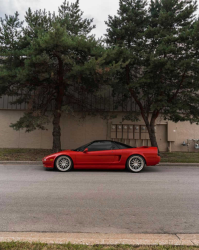 1994 Acura NSX in Formula Red over Tan