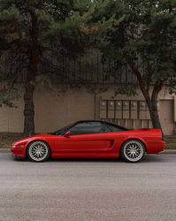 1994 Acura NSX in Formula Red over Tan
