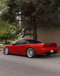 1994 Acura NSX in Formula Red over Tan