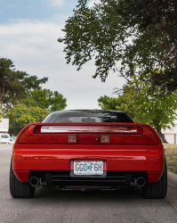 1994 Acura NSX in Formula Red over Tan