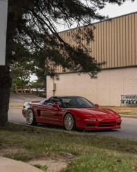 1994 Acura NSX in Formula Red over Tan