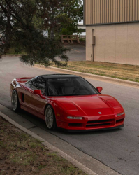 1994 Acura NSX in Formula Red over Tan