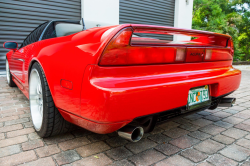 1994 Acura NSX in Formula Red over Tan