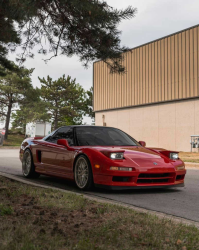 1994 Acura NSX in Formula Red over Tan