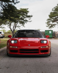 1994 Acura NSX in Formula Red over Tan