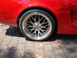 1994 Acura NSX in Formula Red over Tan