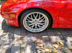 1994 Acura NSX in Formula Red over Tan