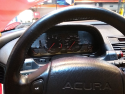 1994 Acura NSX in Formula Red over Tan