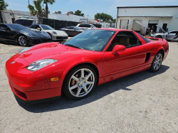 2002 Acura NSX in New Formula Red over Tan