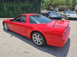 2002 Acura NSX in New Formula Red over Tan