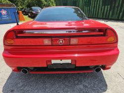 2002 Acura NSX in New Formula Red over Tan