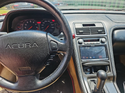 2002 Acura NSX in New Formula Red over Tan