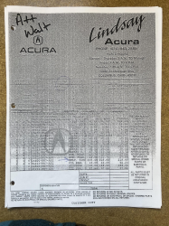 1999 Acura NSX in Kaiser Silver over Black