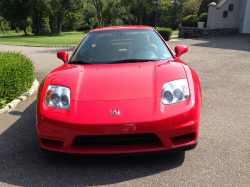 2003 Acura NSX in New Formula Red over Tan