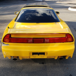 1996 Acura NSX in Spa Yellow over Black